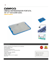 Omega OMNCPCBRVB notebook cooling pad