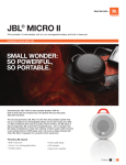 JBL Micro II White