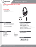 Gembird MHS-U-001 headset