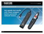 Black Box TS155-R3 cable network tester