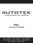 Autotek AXL1050.2 audio amplifier