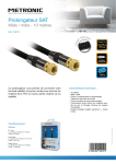 Metronic 419012 coaxial cable