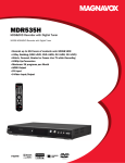 Magnavox MDR535H/F7 digital video recorder