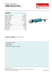 Makita DA3010F power drill