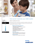 Philips Sonicare For Kids Rechargeable sonic electric toothbrush HX6311/07