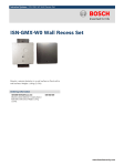 Bosch ISN-GMX-W0 mounting kit