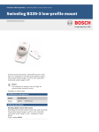 Bosch B335-3 mounting kit