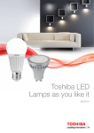 Toshiba LDAC0727E7EUCB energy-saving lamp