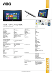 AOC I2272PWHUT/BK touch screen monitor
