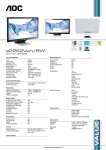 AOC E2262VWH BW