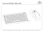 Dataflex Mini Toetsenbord + Muis Combo FR