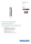 Philips Battery LR03P32FV