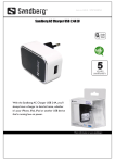 Sandberg AC Charger USB 2.4A EU