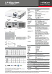 Hitachi CP-EW250N data projector