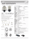 Samsung SCP-3370TH surveillance camera