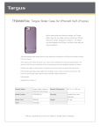 Targus TFD03307CA mobile phone case