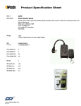 Coleman Cable 32555 remote control