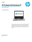 HP ProBook 650 G1