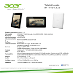 Acer Iconia B1-710-L625 16GB White