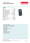 Makita LD080P distance meter