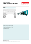 Makita 6300-4 power drill