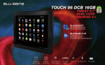 Blusens Touch 96 DCB 16GB Black, Silver