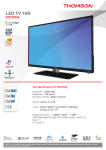Thomson 32FU5554 32" Full HD Black LED TV