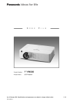 Panasonic PT-VW330 data projector