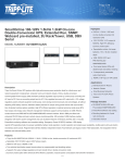 Tripp Lite SmartOnline 100-120V 1.5kVA 1.2kW On-Line Double-Conversion UPS, Extended Run, SNMP, Webcard pre-installed, 2U Rack/Tower, USB, DB9 Serial