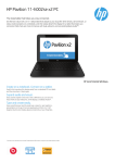 HP Pavilion x2 11-h002se