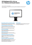 HP EliteDisplay E221c