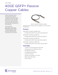 Extreme networks 1m, QSFP+