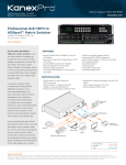 Kanex HDBASE8X8 video switch