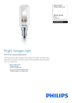 Philips EcoClassic Halogen appliance bulb 8718291222774