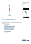 Philips Sonicare PowerUp Rechargeable sonic toothbrush HX3130/02