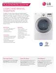 LG DLG2251W tumble dryer