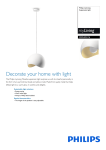 Philips myLiving Suspension light 40354/34/16