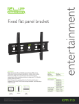 Klip Xtreme KPM-710 flat panel wall mount