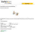 StarTech.com INSERTVIDF coaxial connector