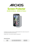 Archos 502480 screen protector