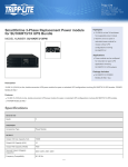 Tripp Lite SmartOnline 3-Phase Replacement Power module for SU10KRT3/1X UPS Bundle