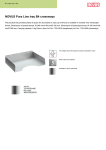 Novus Pura Line Tray B4