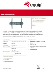 Equip 650340 flat panel wall mount