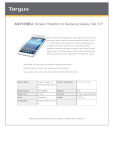 Targus AWV1258EU screen protector