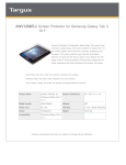 Targus AWV1254EU screen protector