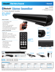 dreamGEAR ISOUND-5378 soundbar speaker