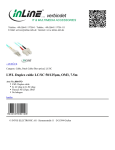 InLine 88647O fiber optic cable