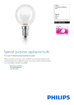 Philips Incandescent appliance bulb 8711500157546