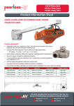 Peerless PSTKU-PRSU-W project mount