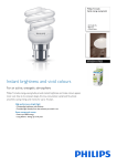 Philips Tornado Spiral energy saving bulb 8718291117025